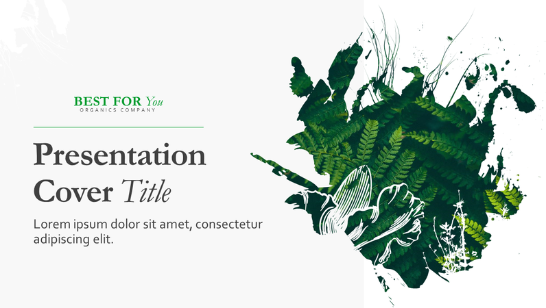 Organic presentation Organic presentation