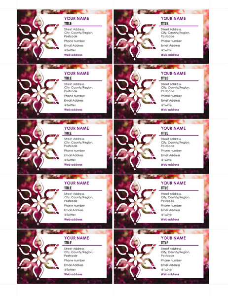 Lotus business card Lotus business card