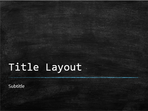 Chalkboard education presentation (widescreen) Chalkboard education presentation (widescreen)