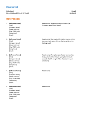 References Document Template from omextemplates.content.office.net