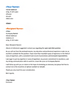 internship application cover letter office templates