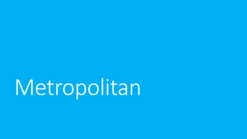 Metropolitan Blue Metropolitan Blue