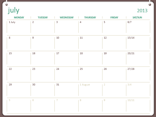 2013-2014 academic calendar (July-June) 2013-2014 academic calendar (July-June)