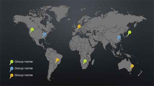 Map pins infographic (Mesh theme, widescreen) Map pins infographic (Mesh theme, widescreen)