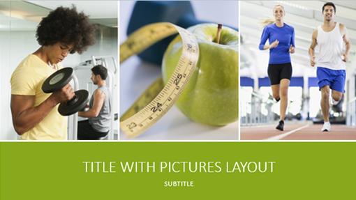 Health and fitness presentation (widescreen)