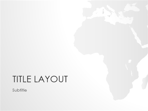 World maps series, Africa presentation (widescreen) World maps series, Africa presentation (widescreen)