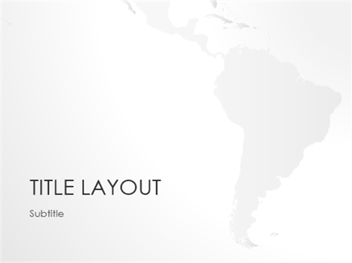 World maps series, South America presentation (widescreen) World maps series, South America presentation (widescreen)