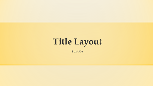 Yellow banded design presentation (widescreen) Yellow banded design presentation (widescreen)