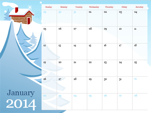 2014 illustrated seasonal calendar (Sun-Sat) 2014 illustrated seasonal calendar (Sun-Sat)