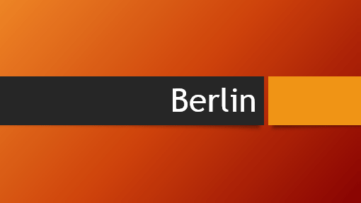 Berlin Orange Berlin Orange
