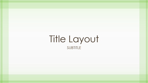 Sheer green border design presentation (widescreen) Sheer green border design presentation (widescreen)