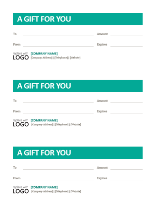 Small business gift certificates Small business gift certificates