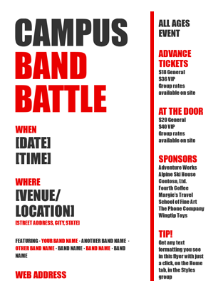 Event flyer Event flyer