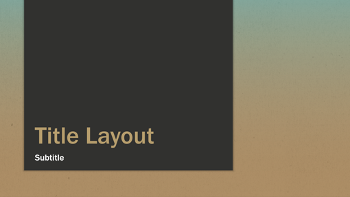 Blue-tan gradient presentation (widescreen) Blue-tan gradient presentation (widescreen)