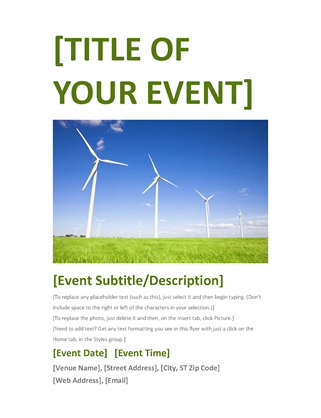 Event flyer Event flyer