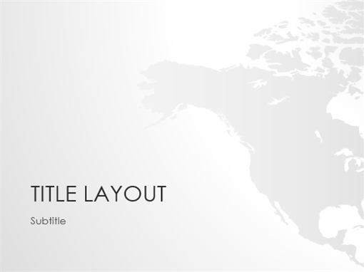 World maps series, North America presentation (widescreen) World maps series, North America presentation (widescreen)