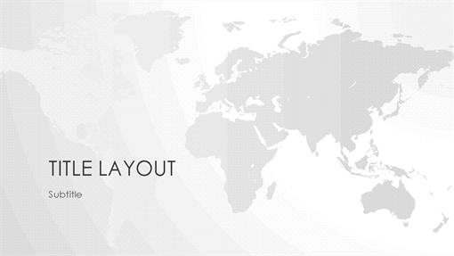 World maps series, World presentation (widescreen) World maps series, World presentation (widescreen)