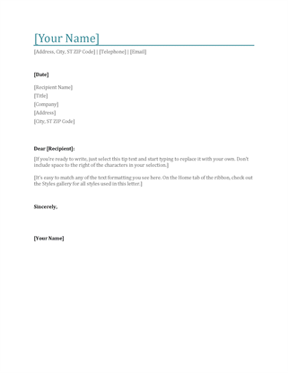 Personal Letter Format Microsoft Word Mini Mfagency Co