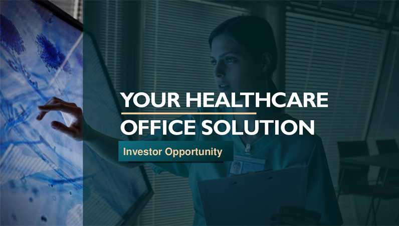 Healthcare office pitch deck Healthcare office pitch deck