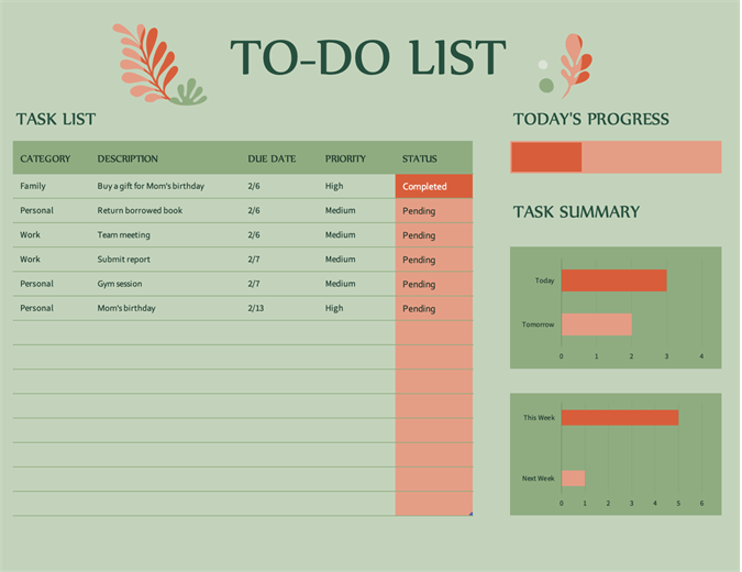 To-do list To-do list