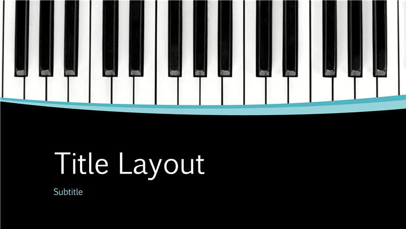 Musical curves presentation (widescreen) Musical curves presentation (widescreen)