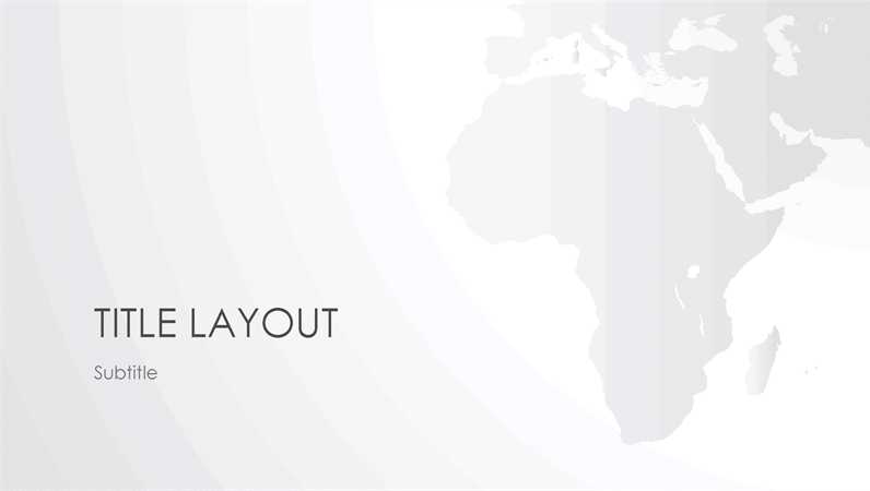 World maps series, African continent presentation (widescreen) World maps series, African continent presentation (widescreen)