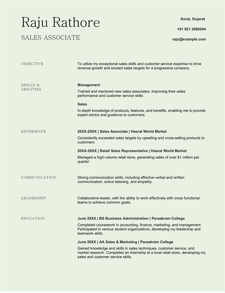 Resume (color) Resume (color)