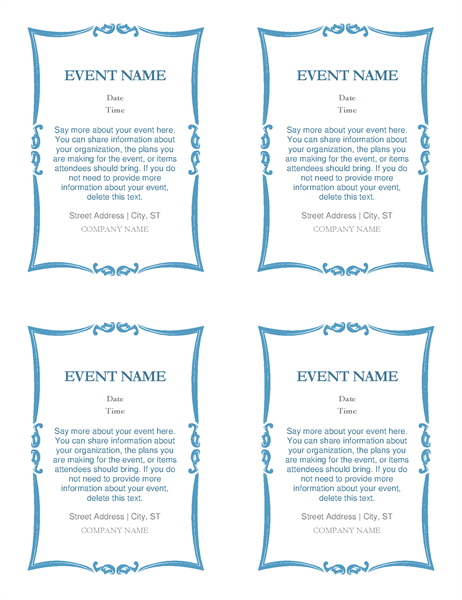 4-per-page-template-flyer-template