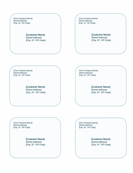 Shipping labels (Blue Background design, 6 per page) Shipping labels (Blue Background design, 6 per page)