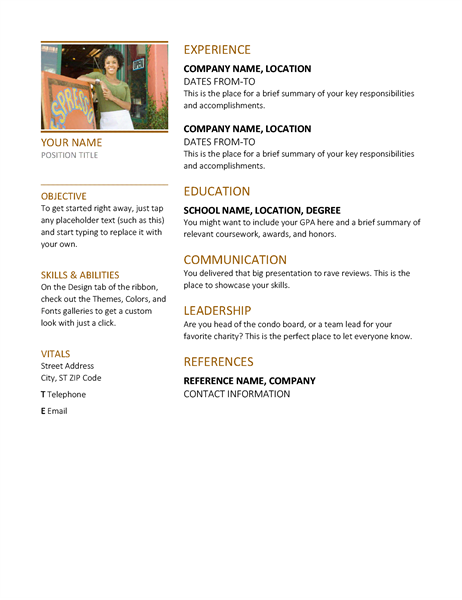 Resume (Professional) Resume (Professional)