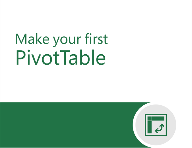 PivotTable tutorial PivotTable tutorial