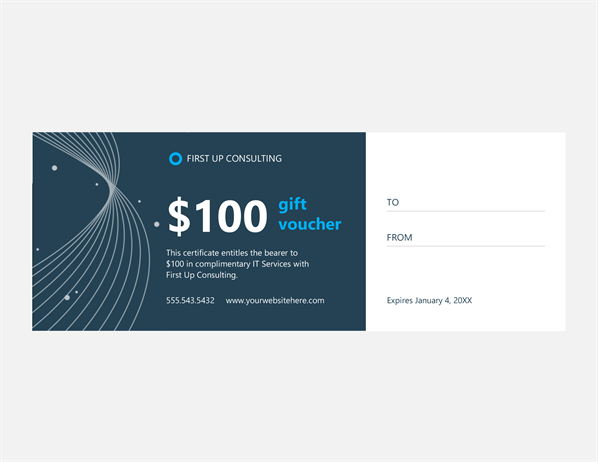 technology business gift certificate 3 per page gift certificate for business