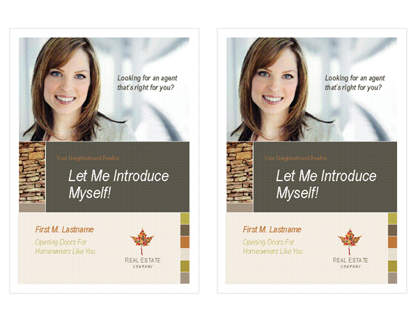 Realtor announcement (2 per page) Realtor announcement (2 per page)