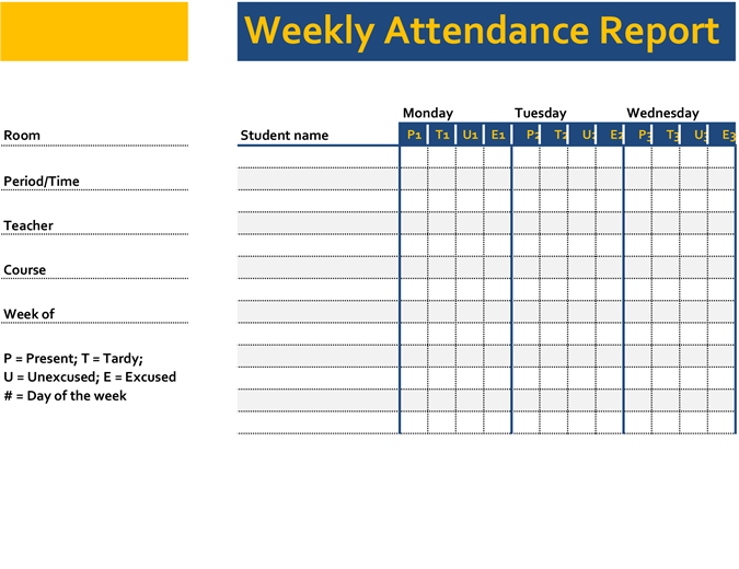 weekly attendance report attendance quotes for students