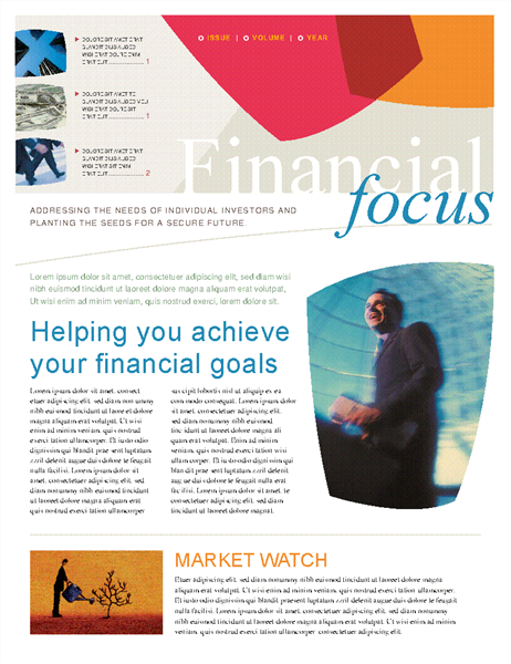 Financial business newsletter (2 pages) Financial business newsletter (2 pages)