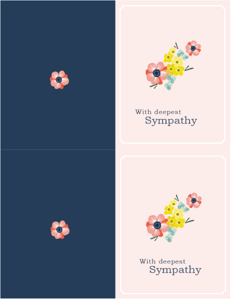 Sympathy card Sympathy card
