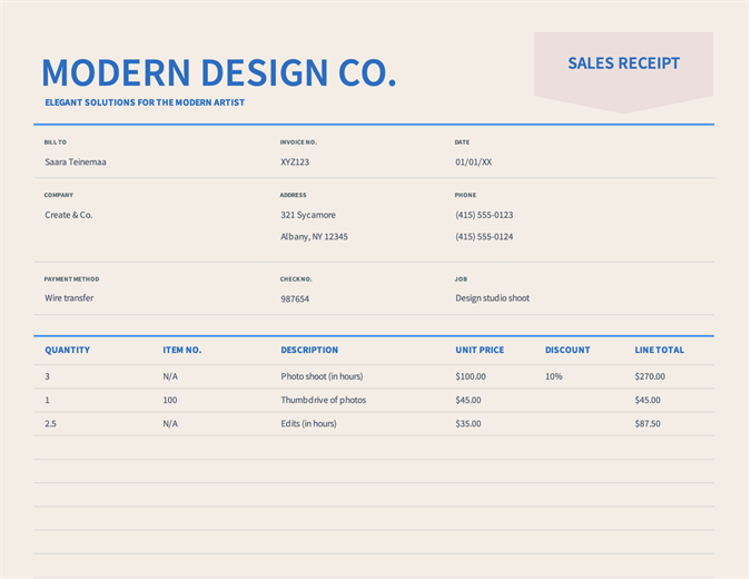 free shipping manifest template