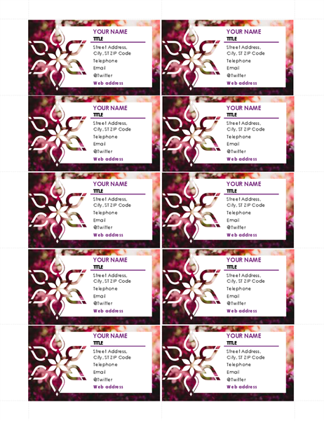 Lotus business card Lotus business card