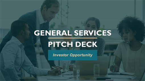 Professional services pitch deck Professional services pitch deck
