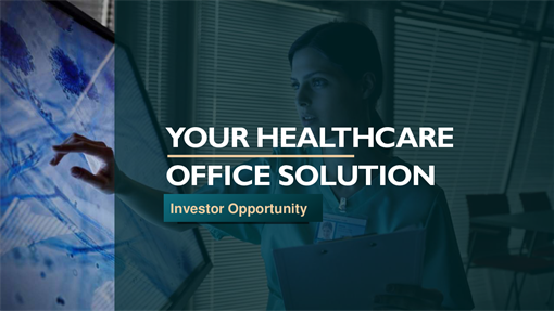 Healthcare office pitch deck Healthcare office pitch deck