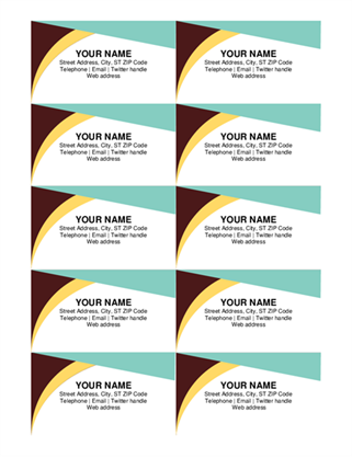 Earth tones business cards Earth tones business cards