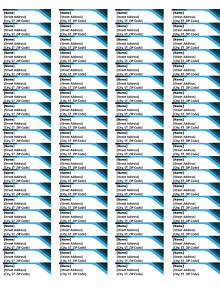 Blue labels (80 per page) Blue labels (80 per page)