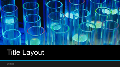 Laboratory science presentation (widescreen)
