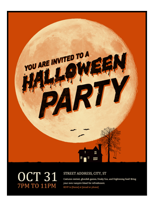Halloween flyer - Office Templates