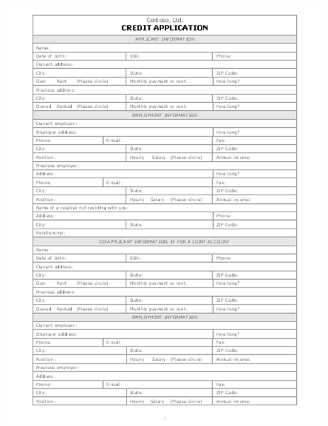 Dealer Application Form Template