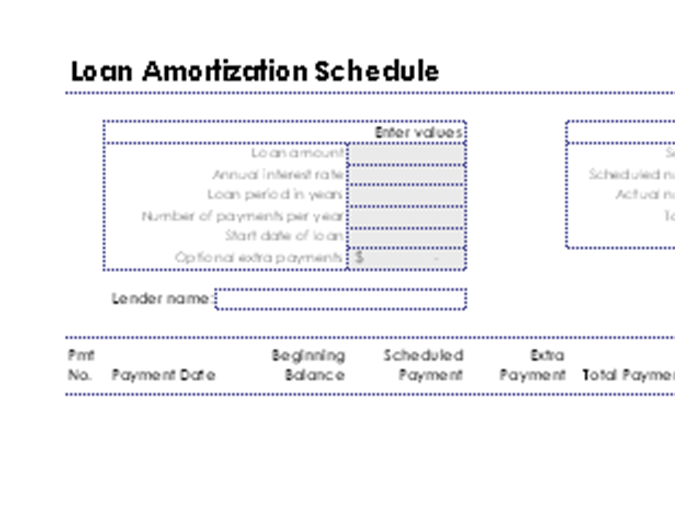 Loan Amortization Schedule In Excel Easy Excel Tutorial