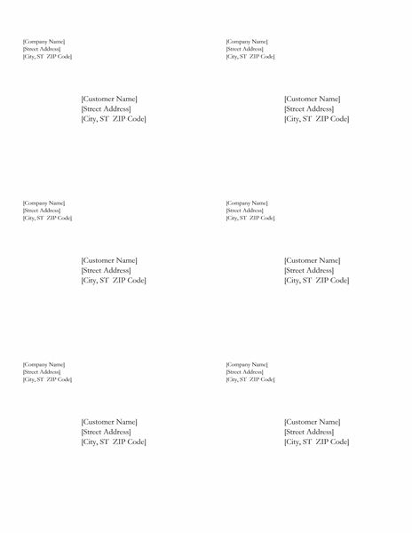 Shipping labels (Garamond Gray design, 6 per page) Shipping labels (Garamond Gray design, 6 per page)
