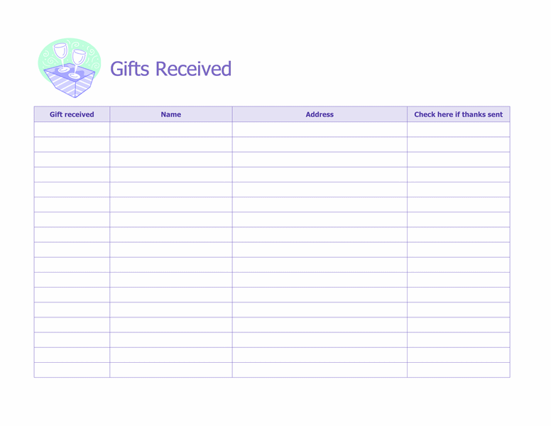 record gifts