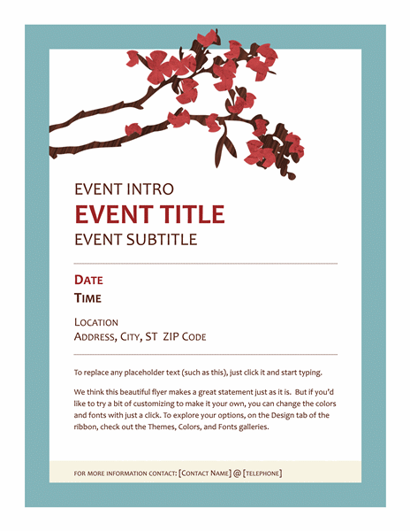 Event flyer - Office Templates