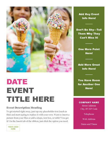 Seasonal event flyer Seasonal event flyer
